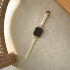 Ancora Pave Leather Band for Apple Watch