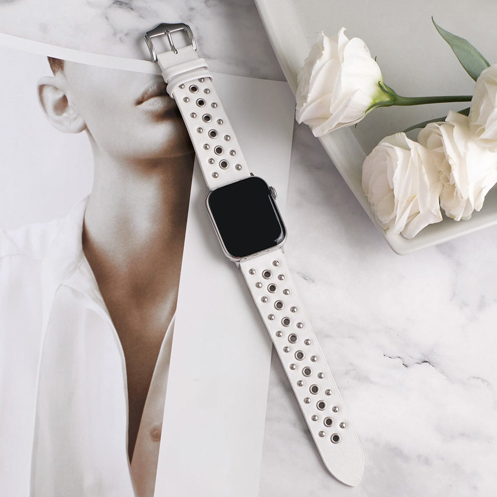 Stella Studded Leather Band for Apple Watch