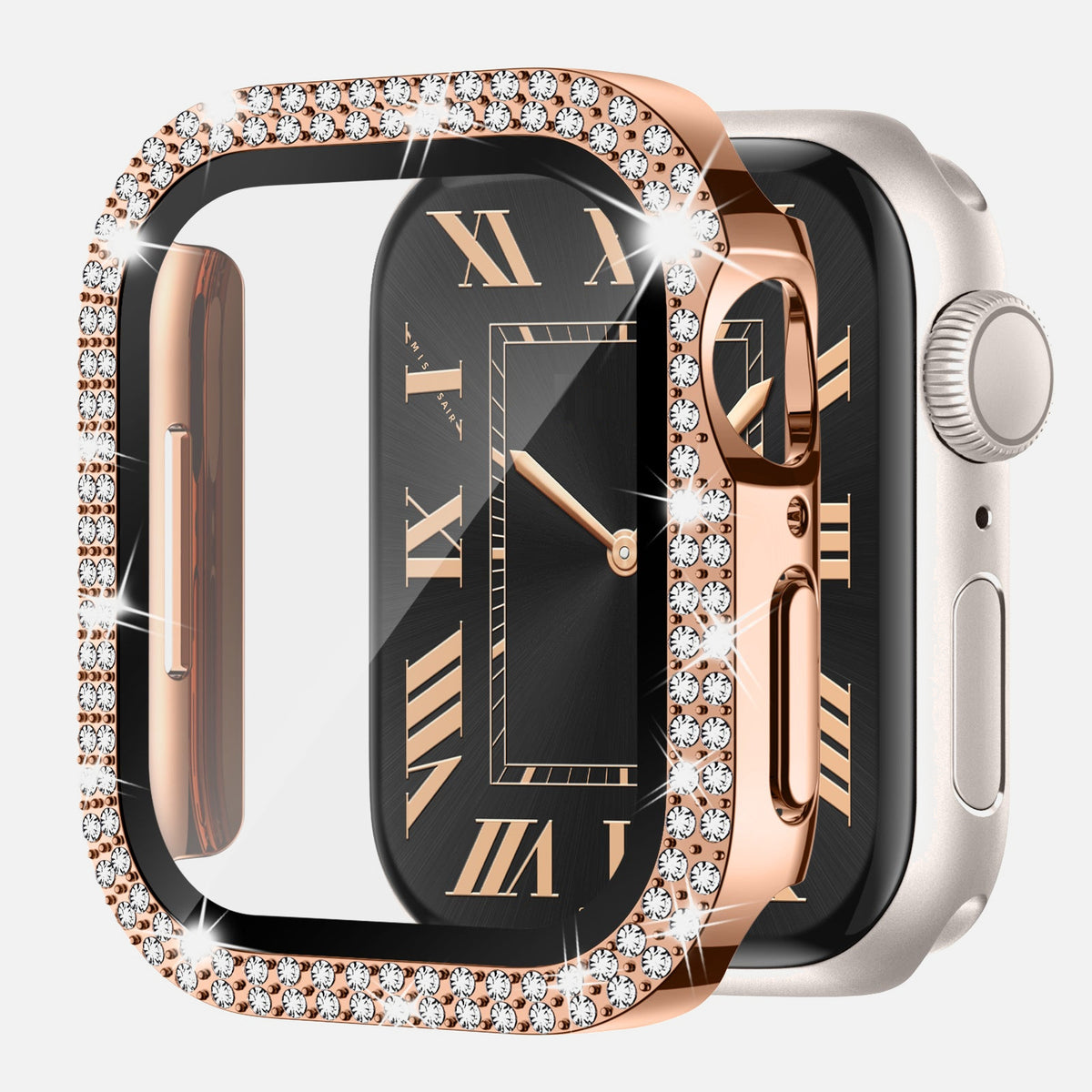 Scintilla Case for Apple Watch in rose gold