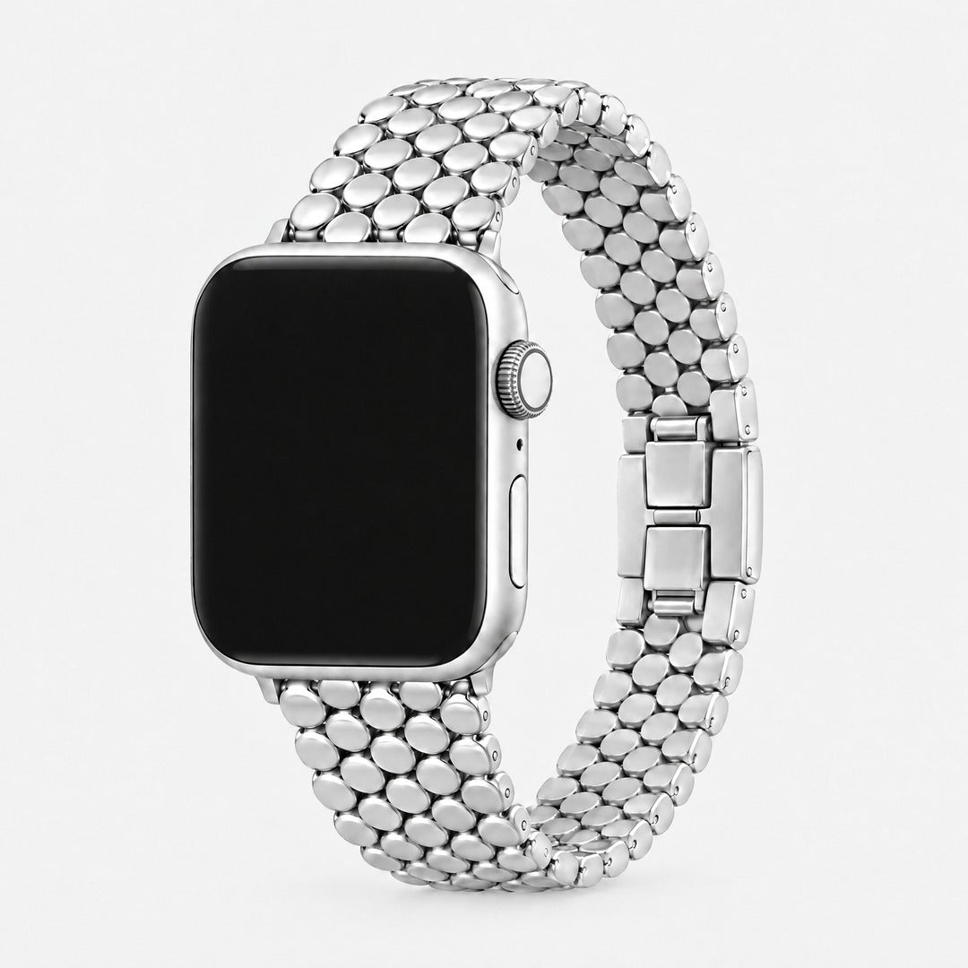 Alveare Link Band in Silver for Apple Watch