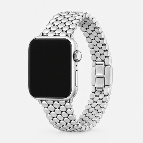 Alveare Link Band in Silver for Apple Watch