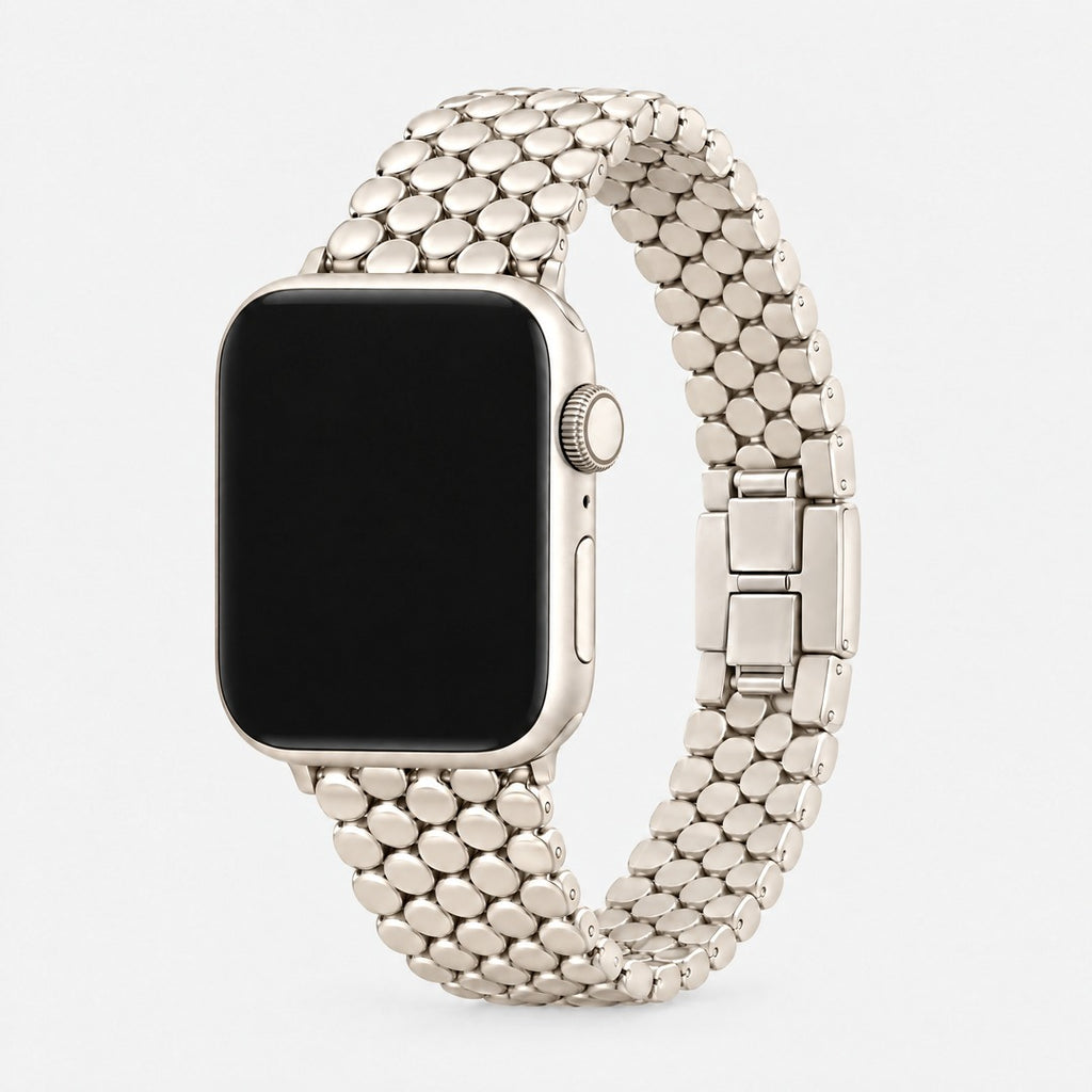 Alveare Link Band in Starlight for Apple Watch
