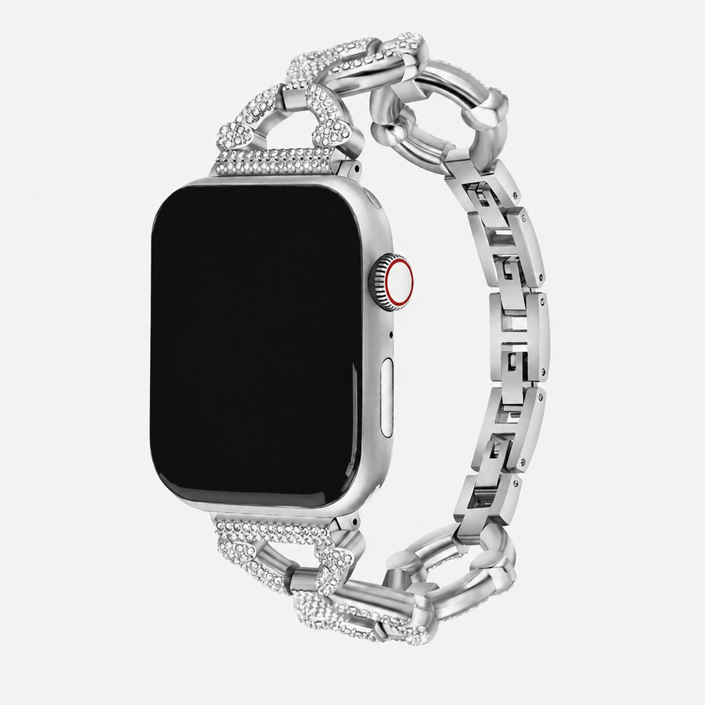 Brillante Pave Band in Silver for Apple Watch