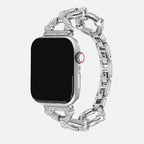 Brillante Pave Band in Silver for Apple Watch