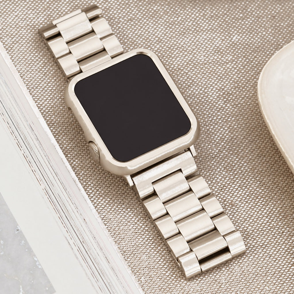 Classica Link Band in Starlight for Apple Watch