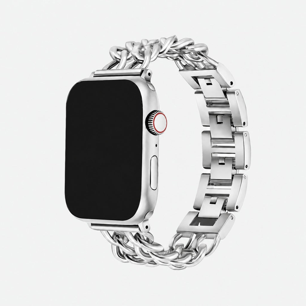 Doppia Chain Band in Silver for Apple Watch