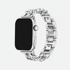 Doppia Chain Band in Silver for Apple Watch