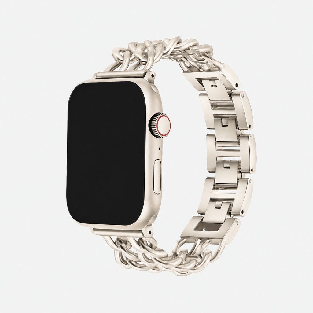 Doppia Chain Band in Starlight for Apple Watch