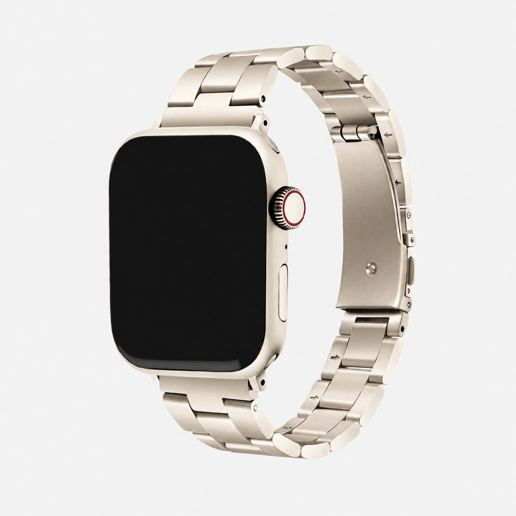 Milano Link Band in Starlight for Apple Watch