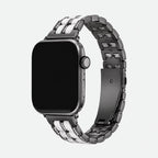 Rosa Pavé Band in Space Gray for Apple Watch