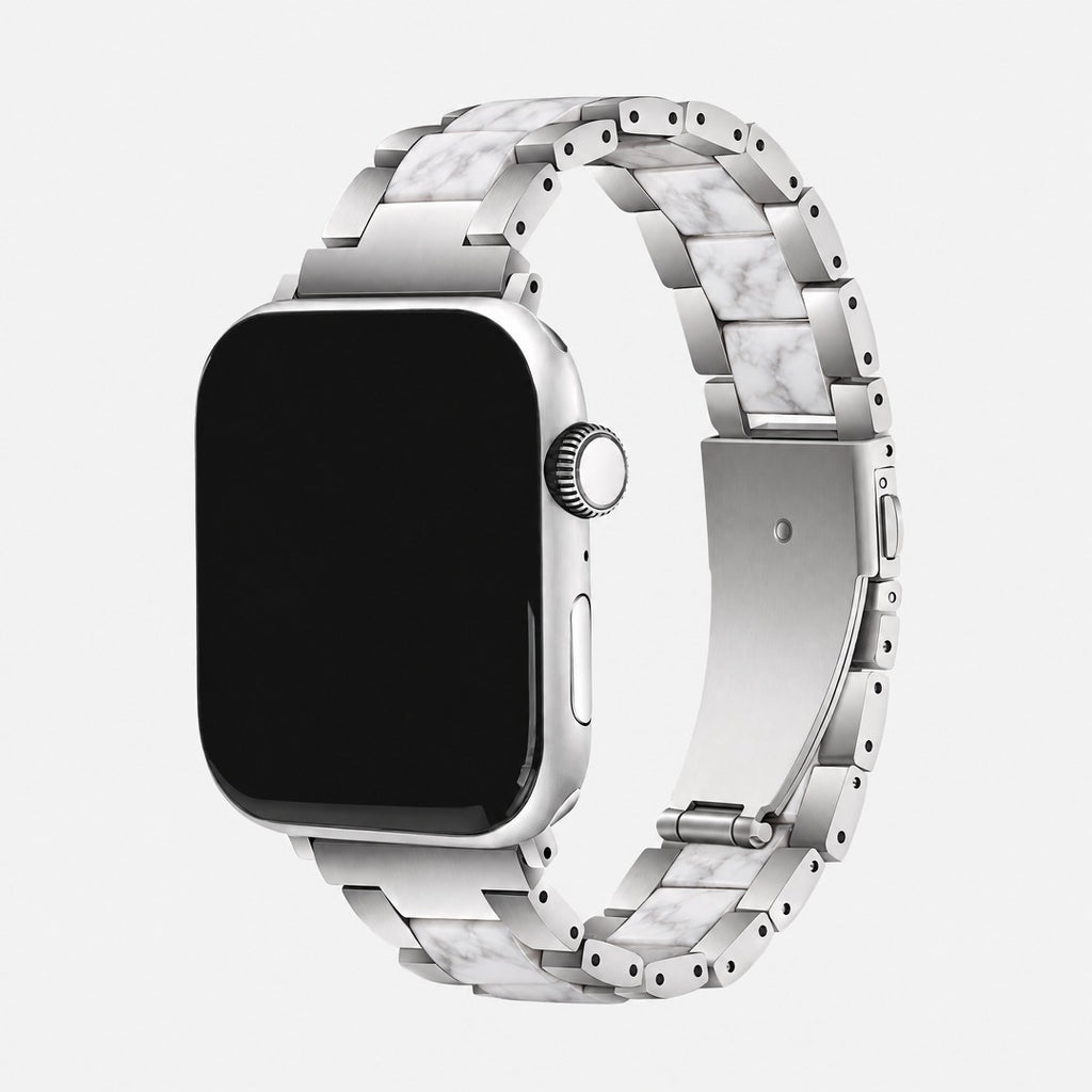 Tartaruga Link Band in Cloud White for Apple Watch