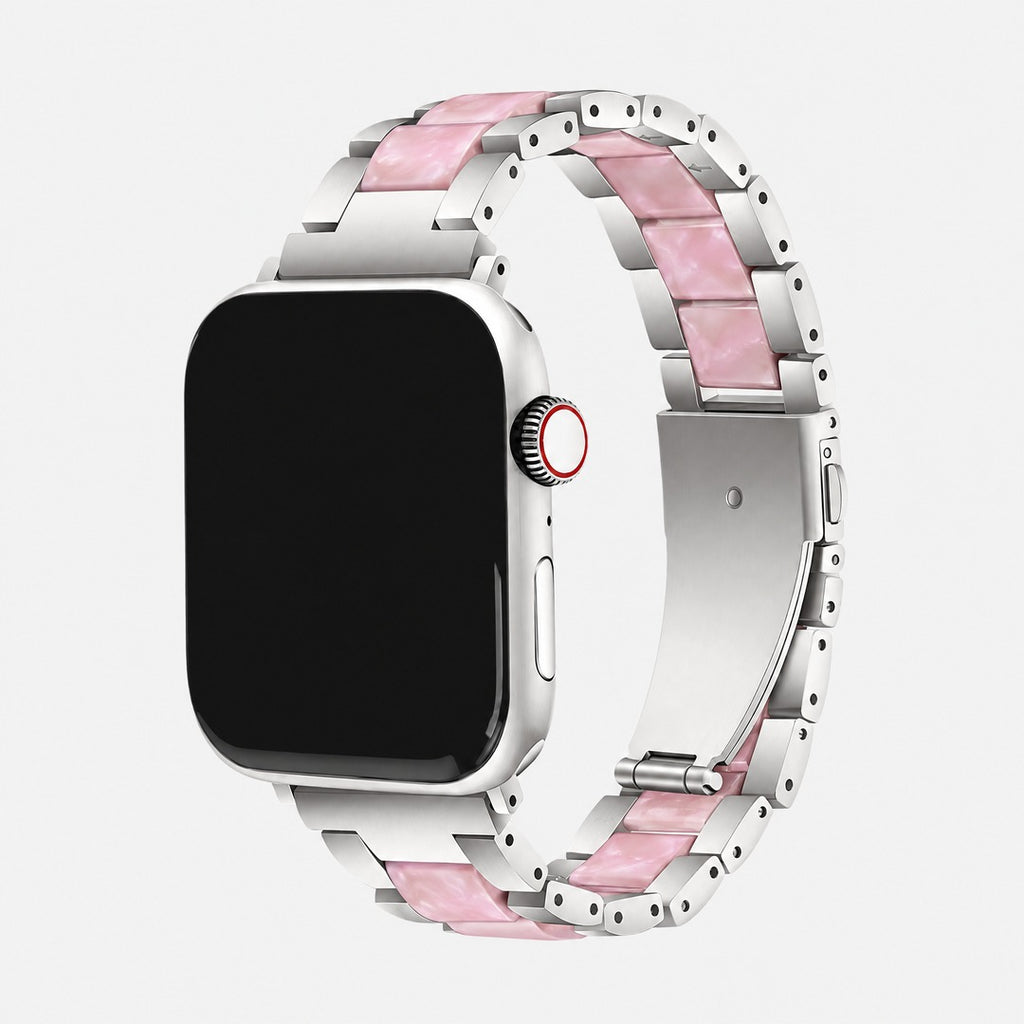 Tartaruga Link Band in Pink Petal for Apple Watch