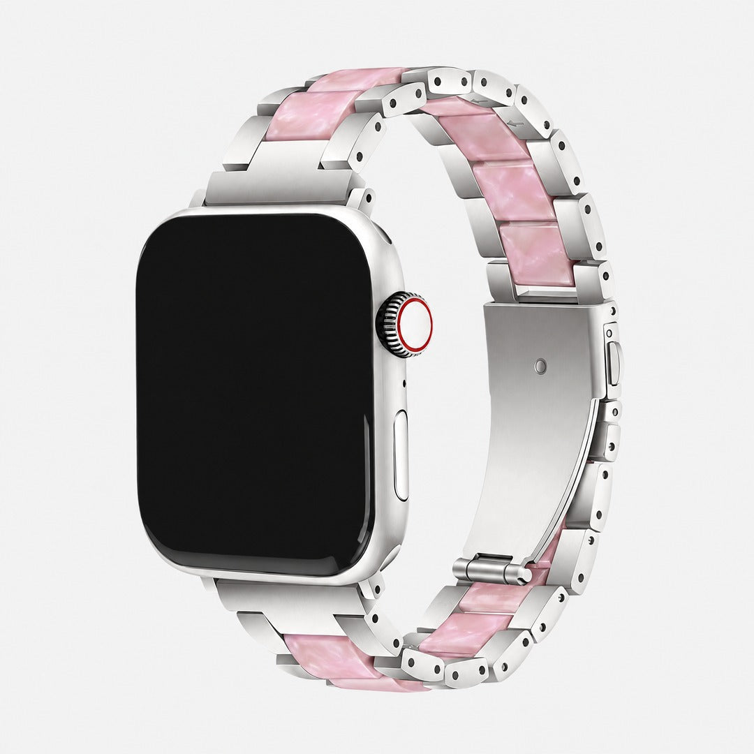 Tartaruga Link Band in Pink Petal for Apple Watch