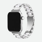 Tartaruga Link Band in Silver for Apple Watch