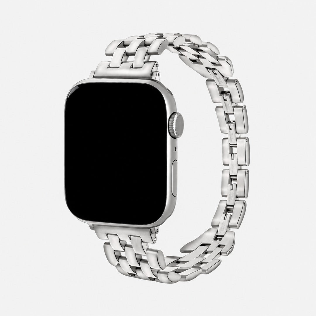 Venere Link Band in Silver for Apple Watch